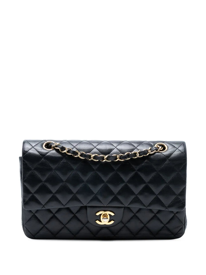 Chanel Pre Owned 2013 2014 Medium Classic Lambskin Double Flap Shoulder Bag — Same as shown — Size One Size — Front View