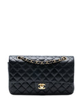 Chanel Pre Owned 2013 2014 Medium Classic Lambskin Double Flap Shoulder Bag — Same as shown — Size One Size — Front View