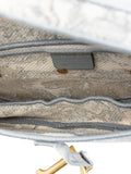 Christian Dior Pre Owned 2021 Canvas Embroidered Toile De Jouy Saddle Bag Shoulder Bag — Same as shown — Size One Size — Detail View
