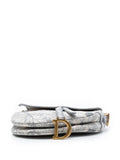Christian Dior Pre Owned 2021 Canvas Embroidered Toile De Jouy Saddle Bag Shoulder Bag — Same as shown — Size One Size — Top View