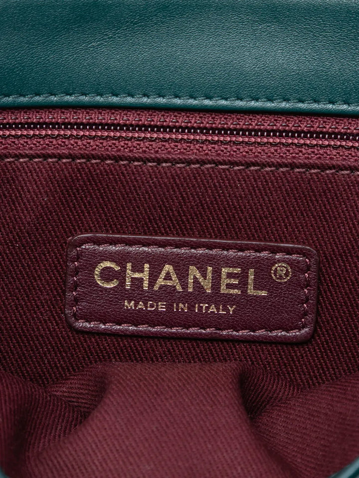 Chanel Pre Owned 2013 2014 Medium Quilted Calfskin Soft Elegance Flap Shoulder Bag — Same as shown — Size One Size — Lifestyle View