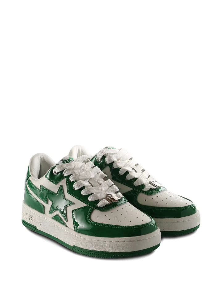 A BATHING APE  Star Motif — White — Size US M 3.5 - US W 5 — Side View