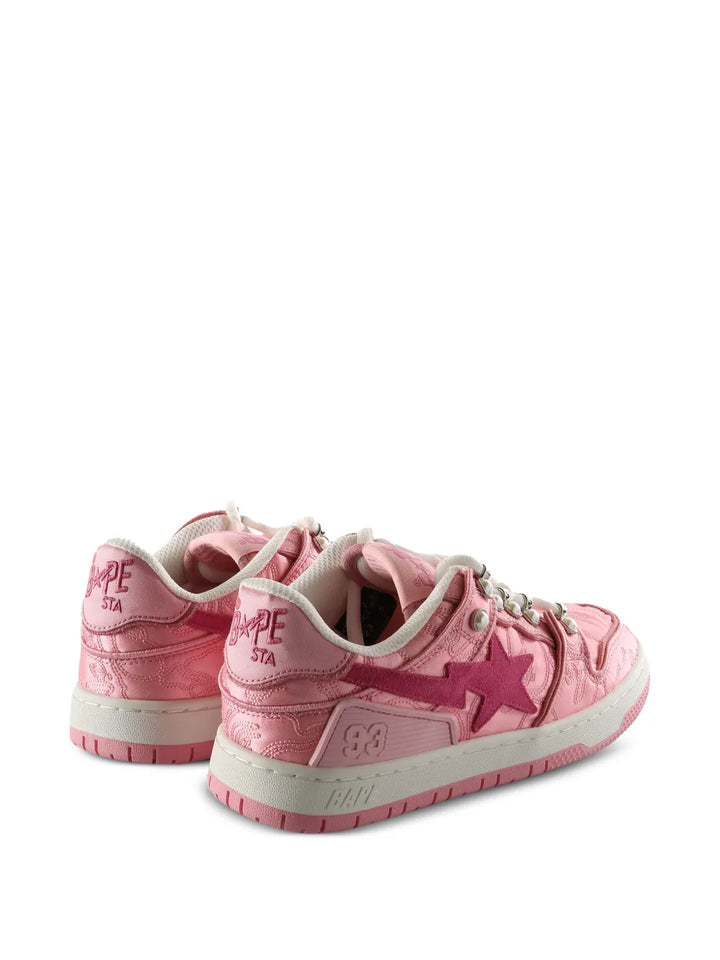 A BATHING APE  Star Embellished — Pink — Size US M 3.5 - US W 5 — Back View