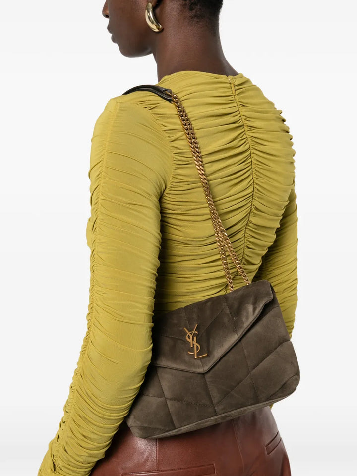 Saint Laurent Puffer Toy Quilted Shoulder Bag — Same as shown — Size One Size — Side View