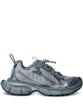 Balenciaga Mesh Panel Sculpted Sole Trainers — Grey — Size US M 3.5 - US W 5 — Front View