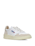 Autry Medalist Low Perforated Leather — White — Size US M 3.5 - US W 5 — Side View