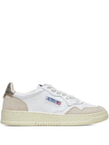 Autry Medalist Low Perforated Leather — White — Size US M 3.5 - US W 5 — Front View