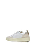 Autry Medalist Low Perforated Leather — White — Size US M 3.5 - US W 5 — Back View