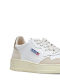 Autry Medalist Low Perforated Leather — White — Size US M 3.5 - US W 5 — Detail View
