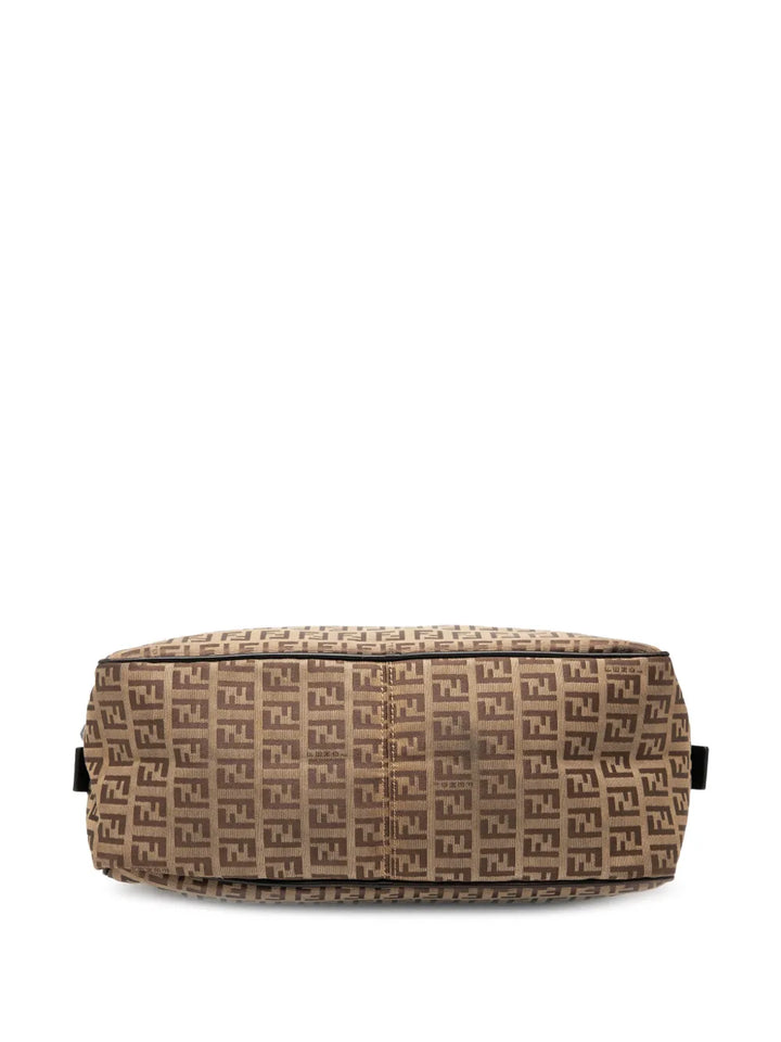 Fendi Pre Owned 2000 2010 Zucchino Canvas Shoulder Bag — Same as shown — Size One Size — Top View
