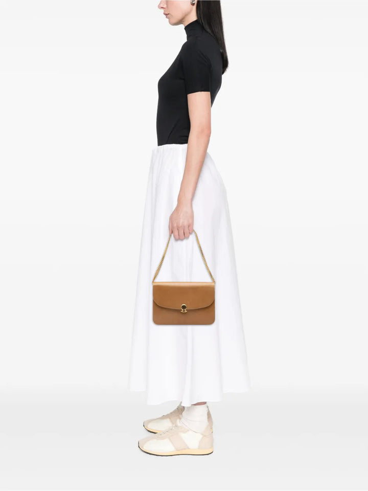 Christian Dior Pre Owned 20Th Century Leather Chain Shoulder Bag — Same as shown — Size One Size — Side View