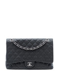 Chanel Pre Owned 2009 2010 Maxi Classic Caviar Single Flap Shoulder Bag — Same as shown — Size One Size — Front View