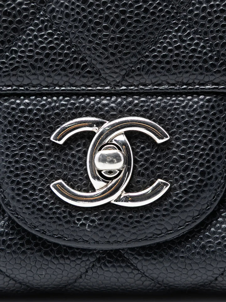 Chanel Pre Owned 2009 2010 Maxi Classic Caviar Single Flap Shoulder Bag — Same as shown — Size One Size — Lifestyle View