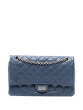 Chanel Pre Owned 2014 Reissue 255 Aged Calfskin Double Flap 226 Shoulder Bag — Same as shown — Size One Size — Front View
