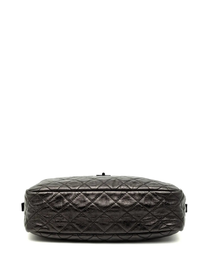 Chanel Pre Owned 2008 2009 Medium Reissue 255 Quilted Aged Calfskin Camera Bag Shoulder Bag — Same as shown — Size One Size — Top View
