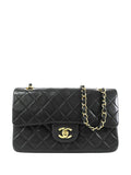 Chanel Pre Owned 1991 1994 Small Classic Lambskin Double Flap Shoulder Bag — Same as shown — Size One Size — Front View