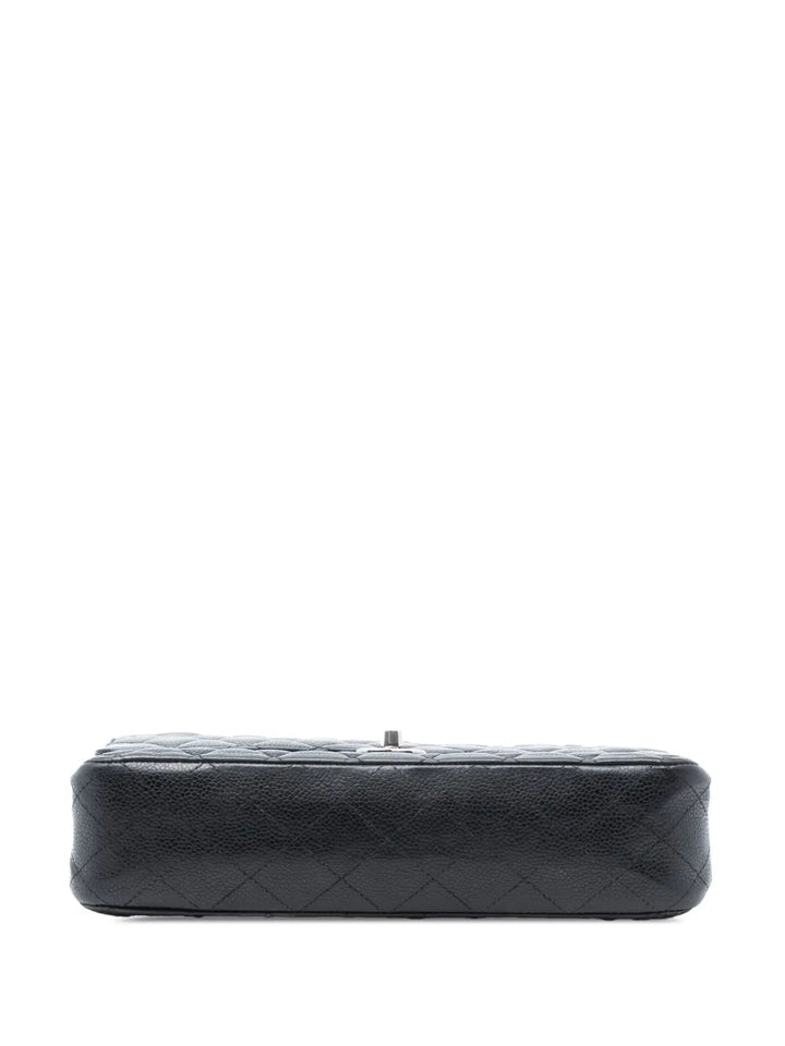 Chanel Pre Owned 2009 2010 Medium Classic Caviar Double Flap Shoulder Bag — Same as shown — Size One Size — Top View