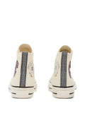 Converse Chuck 70 Floral-Embroidered — Beige — Size US M 3.5 - US W 5 — Detail View