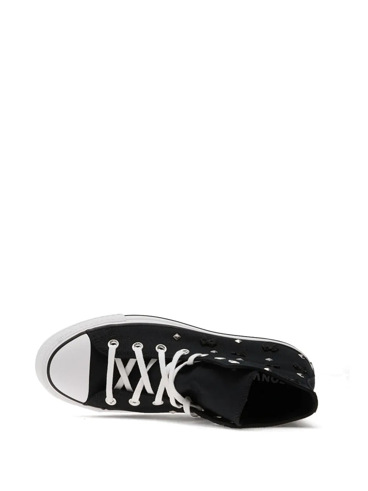 Converse Chuck Taylor All Star Studded — Black — Size US M 3.5 - US W 5 — Top View
