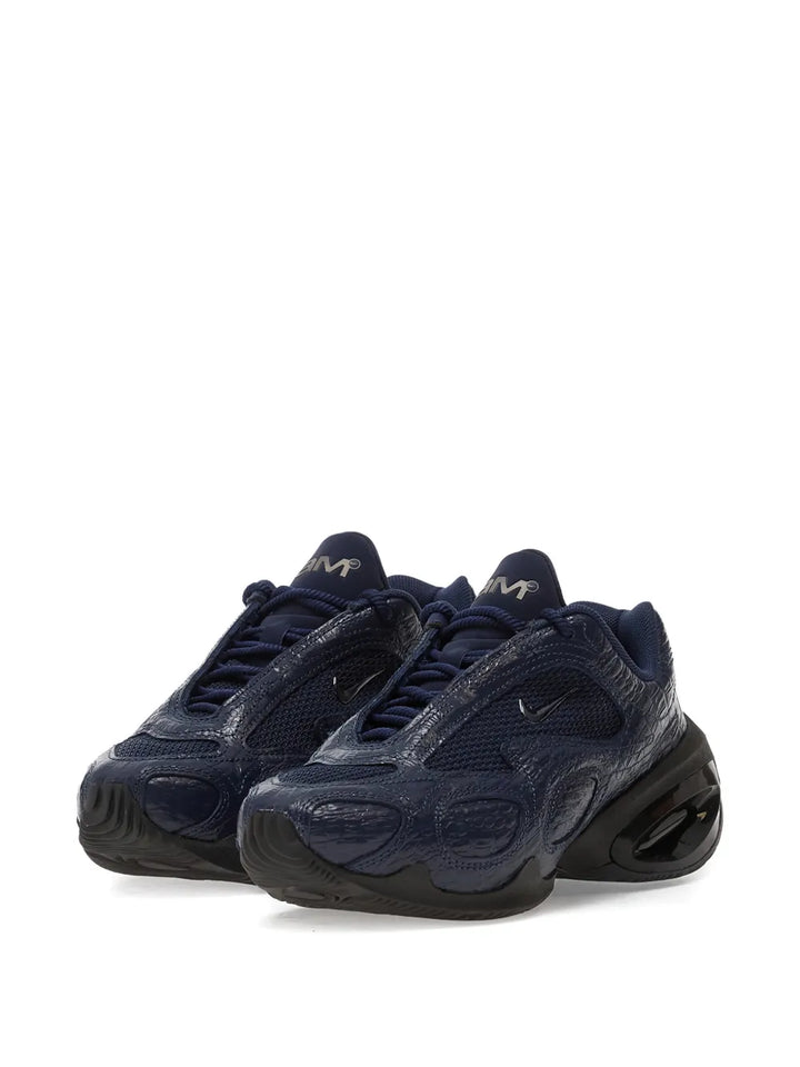 Nike Air Max Mesh Muse Logo-Detail — Blue — Size US M 3.5 - US W 5 — Side View