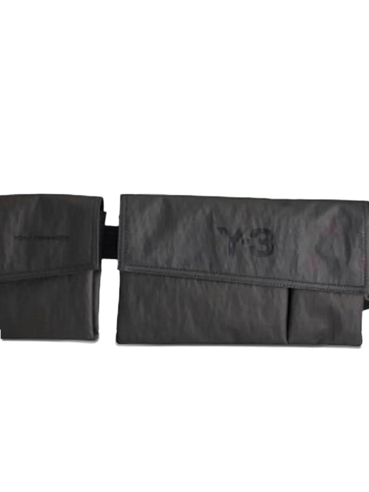 Y 3 Flap Pocket Shoulder Bag — Same as shown — Size One Size — Side View