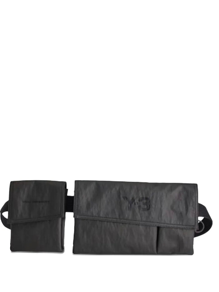 Y 3 Flap Pocket Shoulder Bag — Same as shown — Size One Size — Front View