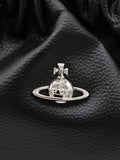 Vivienne Westwood Orb Plaque Drawstring Shoulder Bag — Same as shown — Size One Size — Detail View