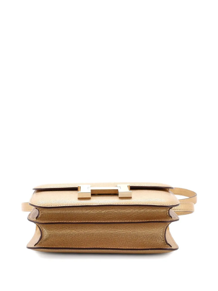 Hermes Pre Owned Constance Nm Bag Metallic Chevre Chamkilight 18 Shoulder Bag — Same as shown — Size One Size — Top View