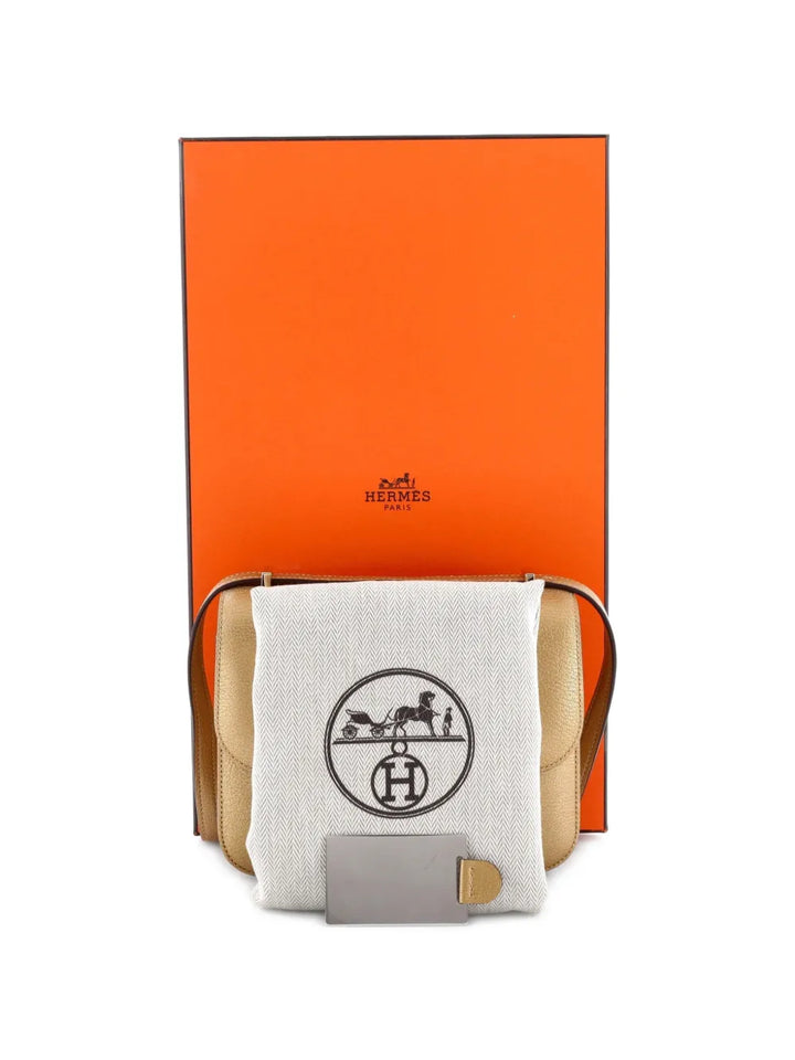 Hermes Pre Owned Constance Nm Bag Metallic Chevre Chamkilight 18 Shoulder Bag — Same as shown — Size One Size — Lifestyle View