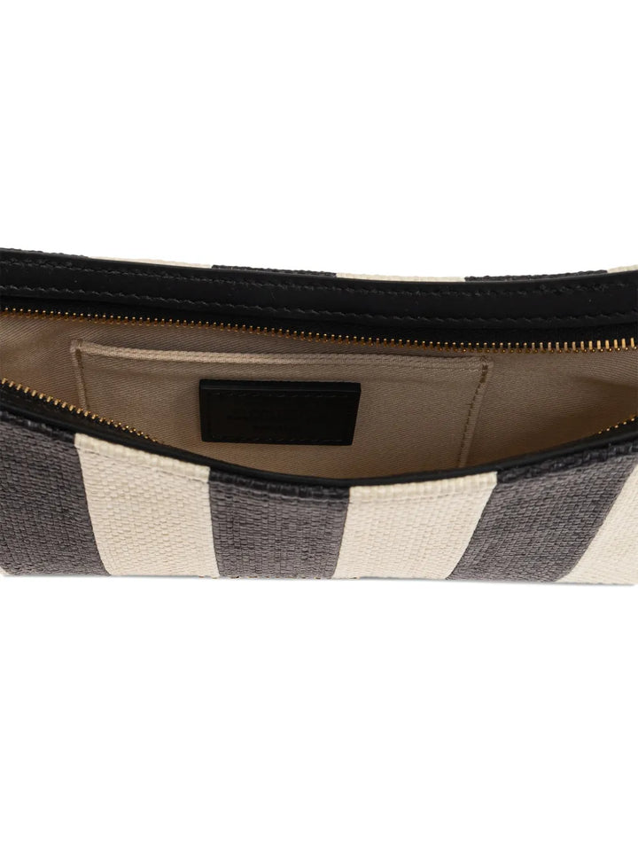 Jacquemus The Bisou Perle Striped Shoulder Bag — Same as shown — Size One Size — Detail View