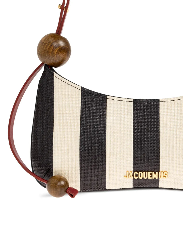 Jacquemus The Bisou Perle Striped Shoulder Bag — Same as shown — Size One Size — Lifestyle View