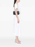 Celine Pre Owned 2022 Matelasse Denim Monochrome Chain Shoulder Bag — Same as shown — Size One Size — Side View