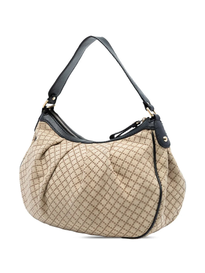Gucci Pre Owned 2016 2025 Diamante Canvas Sukey Shoulder Bag — Same as shown — Size One Size — Back View