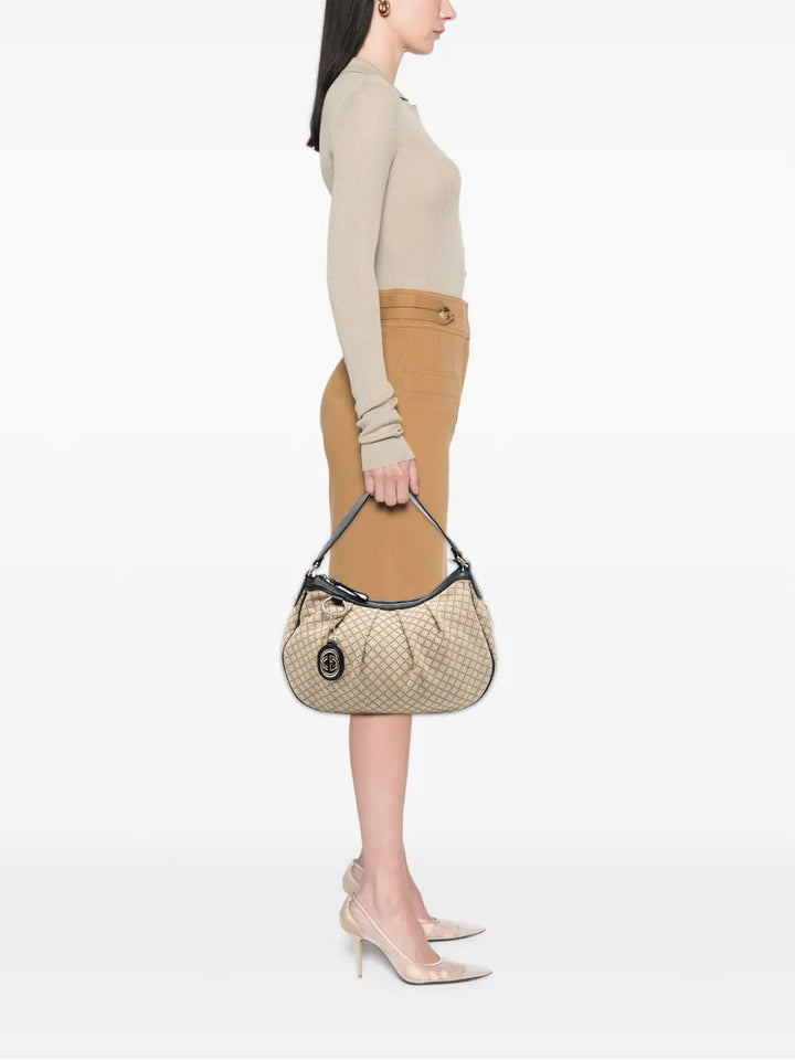 Gucci Pre Owned 2016 2025 Diamante Canvas Sukey Shoulder Bag — Same as shown — Size One Size — Side View