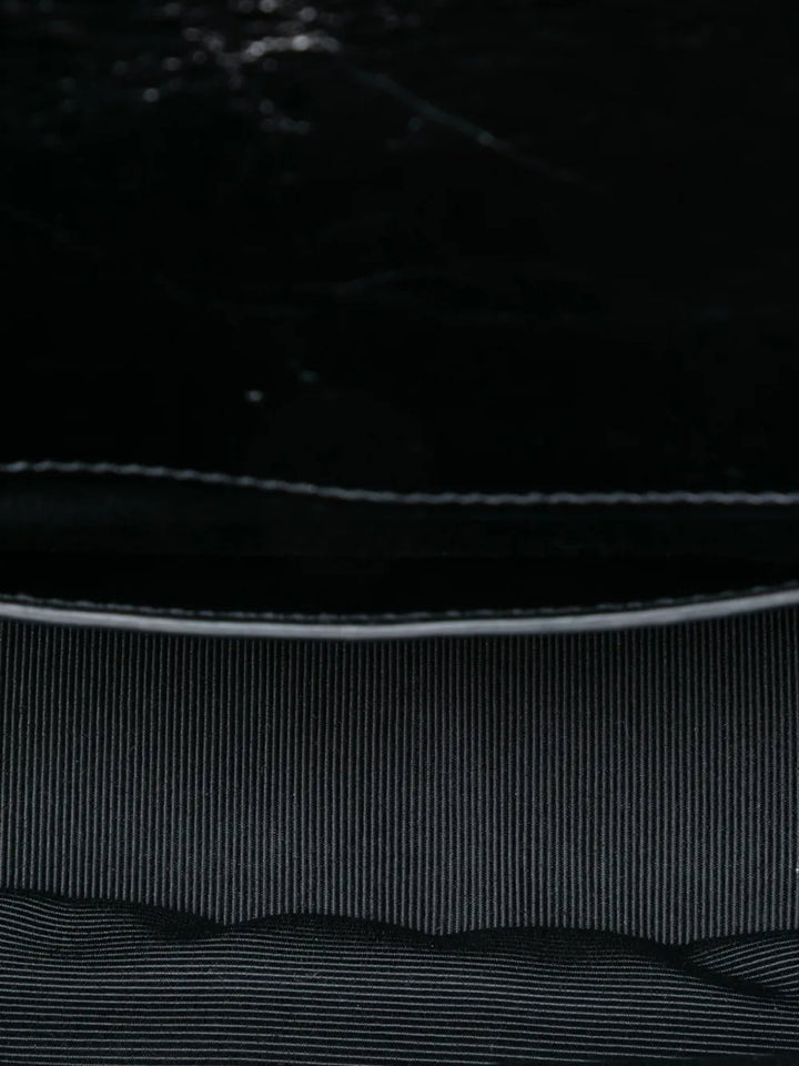 Saint Laurent Pre Owned 2015 Medium Crinkled Calfskin Punk Chain Bag Shoulder Bag — Same as shown — Size One Size — Detail View