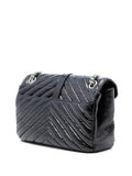 Saint Laurent Pre Owned 2015 Medium Crinkled Calfskin Punk Chain Bag Shoulder Bag — Same as shown — Size One Size — Back View