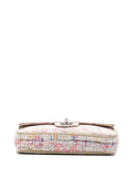 Chanel Pre Owned 2004 2005 Small Printed Canvas Watercolor Clover Flap Shoulder Bag — Same as shown — Size One Size — Top View