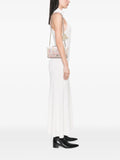 Chanel Pre Owned 2004 2005 Small Printed Canvas Watercolor Clover Flap Shoulder Bag — Same as shown — Size One Size — Side View