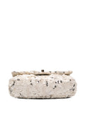Chanel Pre Owned 2011 Mini Rectangular Classic Canvas Sequin Single Flap Shoulder Bag — Same as shown — Size One Size — Top View
