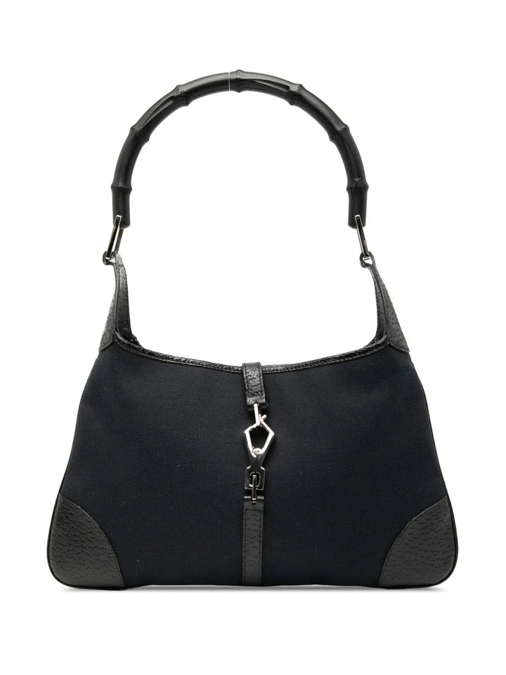 Gucci Pre Owned 2000 2015 Canvas Bamboo Jackie Hobo Bag — Same as shown — Size One Size — Front View