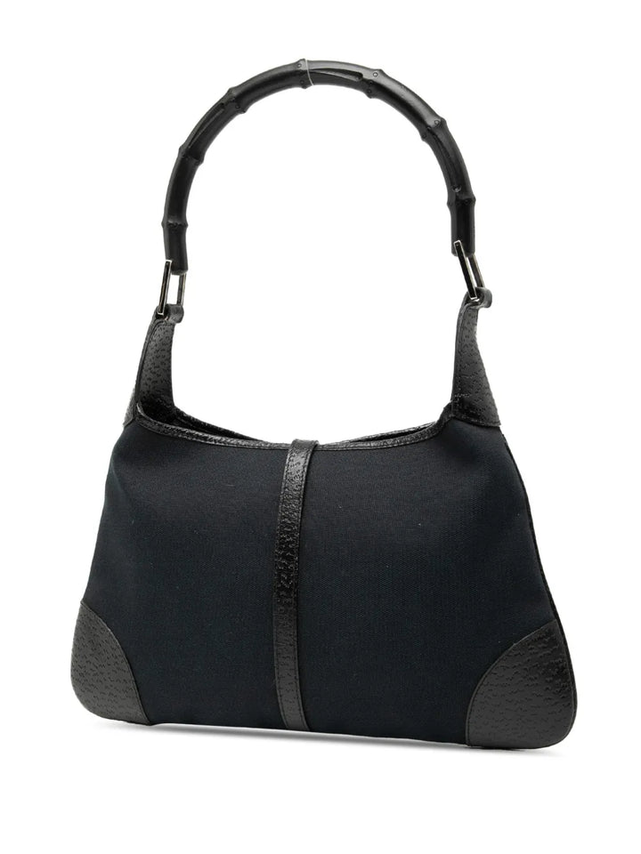 Gucci Pre Owned 2000 2015 Canvas Bamboo Jackie Hobo Bag — Same as shown — Size One Size — Back View