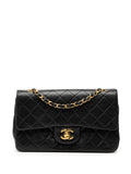 Chanel Pre Owned 1991 1994 Small Classic Lambskin Double Flap Shoulder Bag — Same as shown — Size One Size — Front View