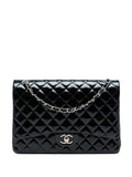 Chanel Pre Owned 2010 2011 Maxi Classic Patent Double Flap Shoulder Bag — Same as shown — Size One Size — Front View