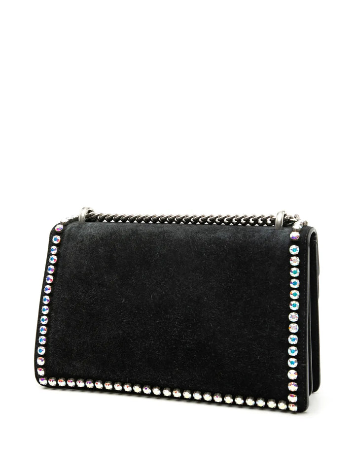 Gucci Pre Owned 2016 2025 Small Suede Crystal Embellished Dionysus Shoulder Bag — Same as shown — Size One Size — Back View