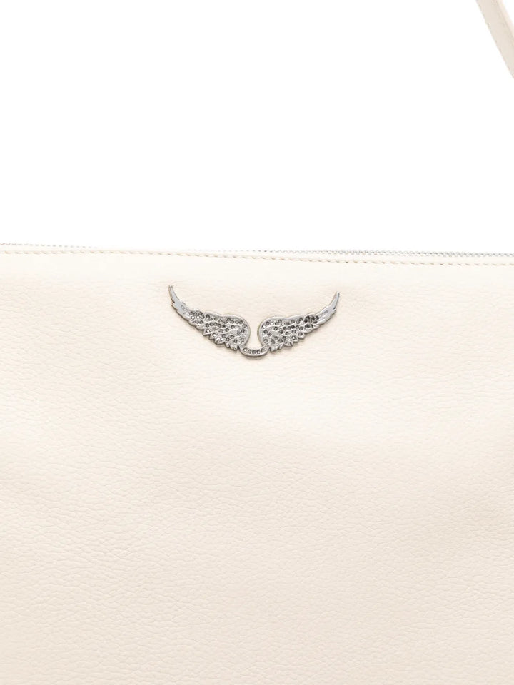 Zadigvoltaire Jim Wings Detail Top Handle Shoulder Bag — Same as shown — Size One Size — Top View