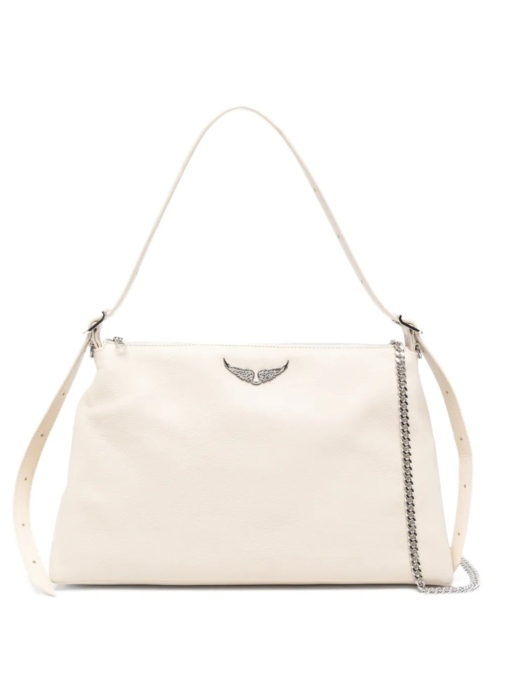 Zadigvoltaire Jim Wings Detail Top Handle Shoulder Bag — Same as shown — Size One Size — Front View