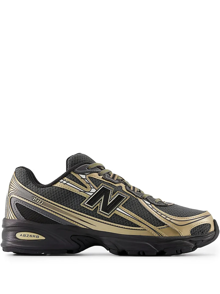 New Balance 740 — Black — Size US M 3.5 - US W 5 — Front View