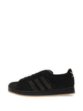 adidas Superstar Ii Three-Stripes Sneakers — Black — Size US M 9.5 - US W 11 — Lifestyle View