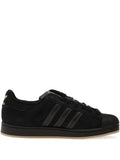 adidas Superstar Ii Three-Stripes Sneakers — Black — Size US M 9.5 - US W 11 — Front View