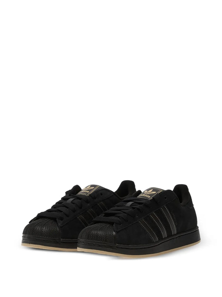 adidas Superstar Ii Three-Stripes — Black — Size US M 3.5 - US W 5 — Side View